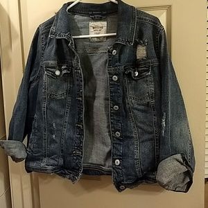 3 for $45 Destroyed denim jacket distressed